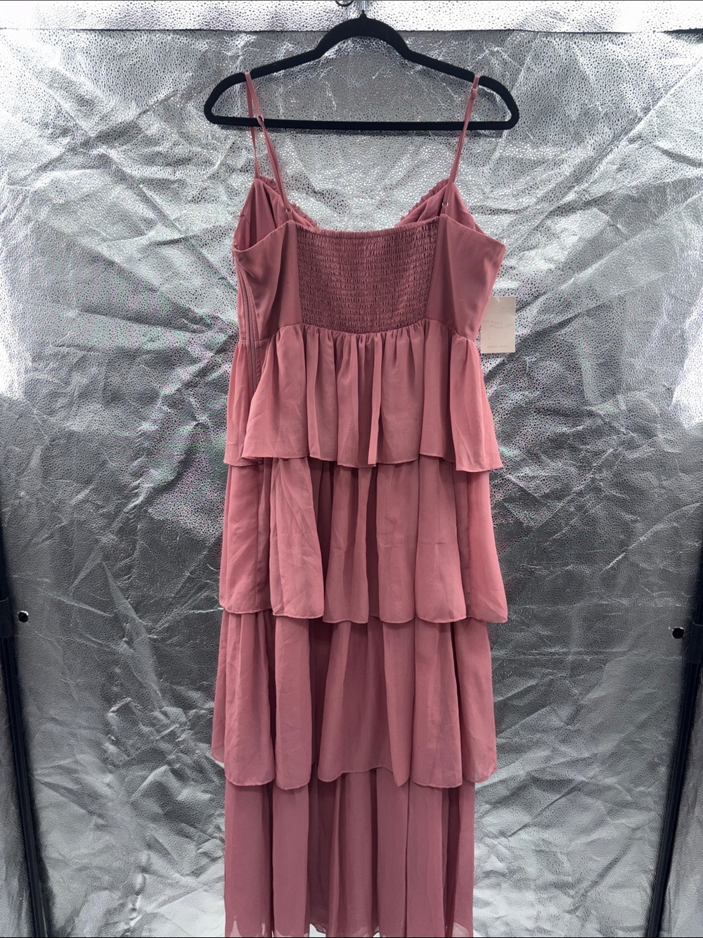 Birdy Grey Tiered Ruffle Maxi Dress - Dusty Rose - Picture 6 of 7